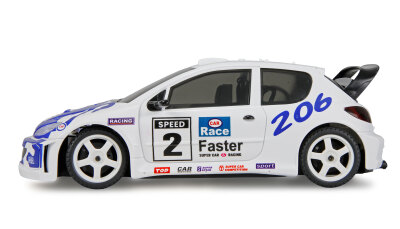 Drift Scale Car PR28 206 mit Gyro 4WD 1:28 RTR