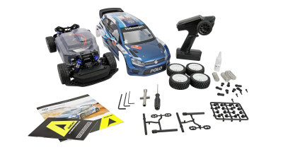 Hyper Go VW Polo R WRC Rallye brushless 4WD 1:10 ARTR