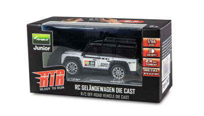 RC Geländewagen Die Cast 1:64 RTR weiß