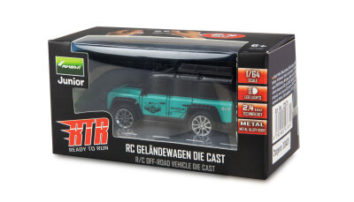 RC Geländewagen Die Cast 1:64 RTR petrol