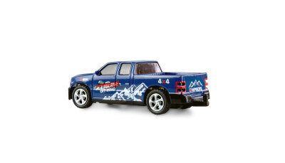 RC Pickup Die Cast mit Wohnwagenanhänger 1:64 RTR blau