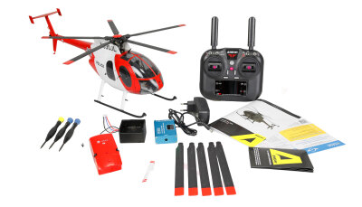 MD500 Pro GPS Helikopter Police 9-Kanal 3D/6G RTF