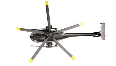 MD500 Pro GPS Helikopter Black-Edition 9-Kanal 3D/6G RTF