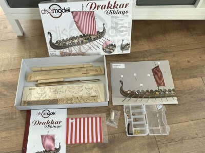 Drakkar Wikinger Modellboot Bausatz – Historisches...
