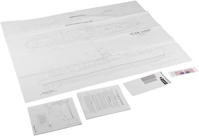 SC-1 Class Sub-Chaser Modellboot Kit #1259 von Dumas Boats