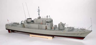 U.S.S. Crocket Modellbootkit #1218 von Dumas Boats