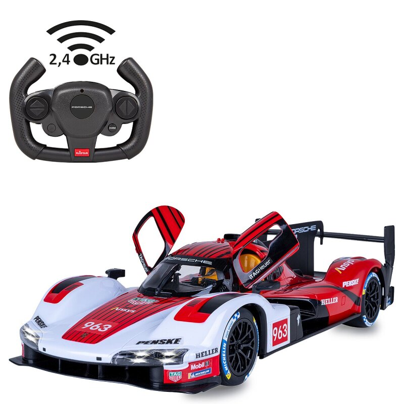 Porsche 963 LMDH 1:14 rot 2,4GHz Tür manuell