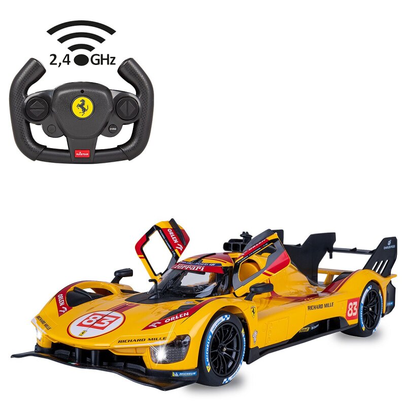 Ferrari 499P-N83 1:14 gelb 2,4GHz Tür manuell
