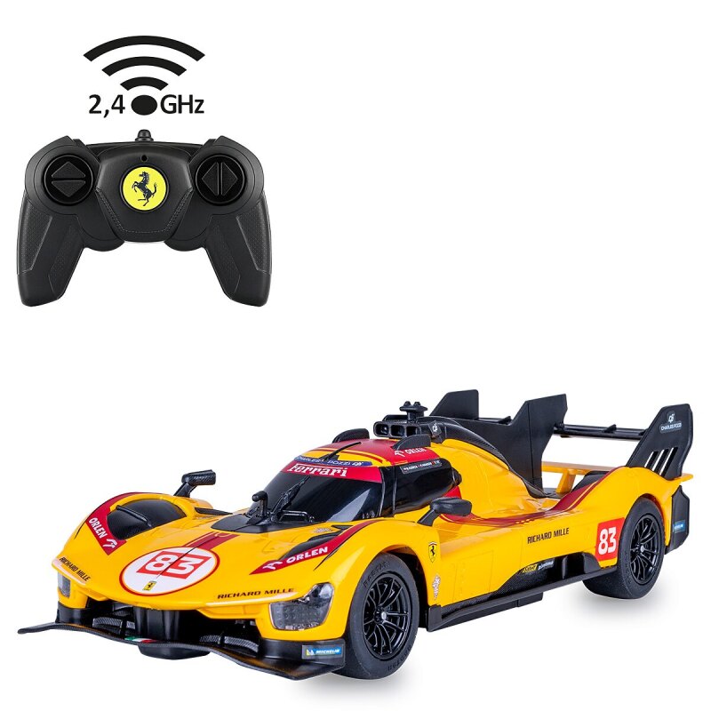 Ferrari 499P-N83 1:24 gelb 2,4GHz