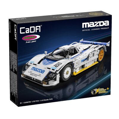 CaDA Mazda 787B 1:10 weiß Bricks