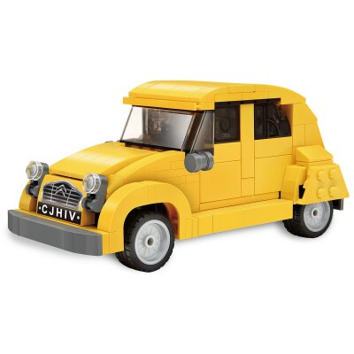CaDA Citroën 2CV 1:24 gelb Bricks