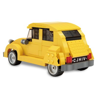 CaDA Citroën 2CV 1:24 gelb Bricks