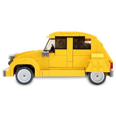 CaDA Citroën 2CV 1:24 gelb Bricks