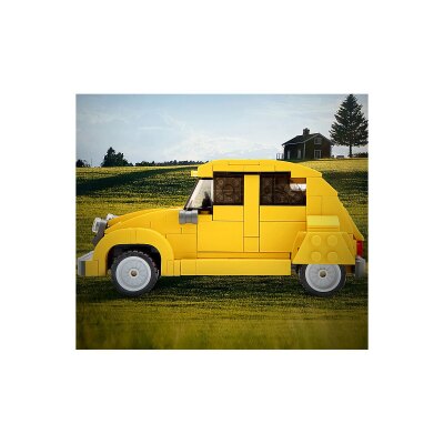CaDA Citroën 2CV 1:24 gelb Bricks