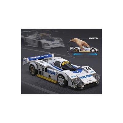 CaDA Mazda 787B 1:24 weiß Bricks