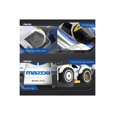 CaDA Mazda 787B 1:24 weiß Bricks