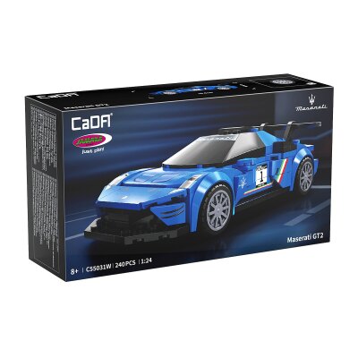 CaDA Maserati GT2 1:24 blau Bricks
