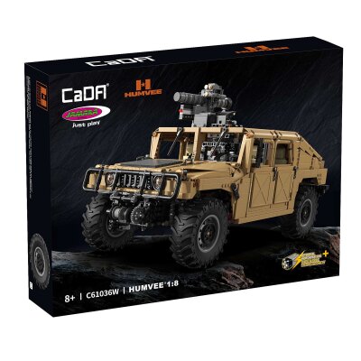 CaDA Humvee 1:8 braun Bricks