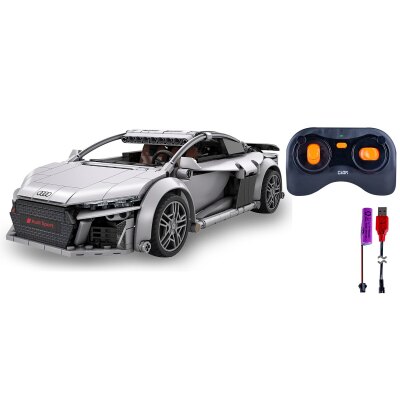 CaDA Audi R8 Coupé 1:14 grau 2,4GHz Bricks