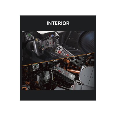 CaDA Mercedes-AMG GT3 1:8 orange Bricks