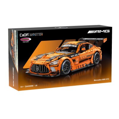 CaDA Mercedes-AMG GT3 1:8 orange Bricks