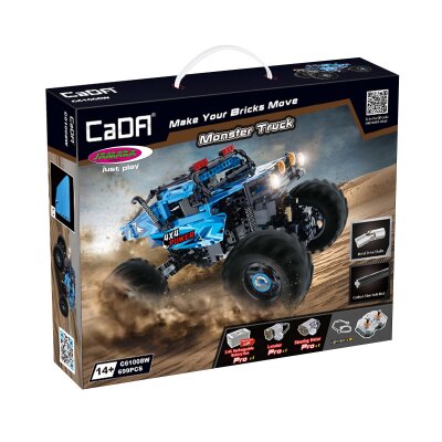 CaDA Monster Truck Crawler blau 2,4GHz 1:16 Bricks
