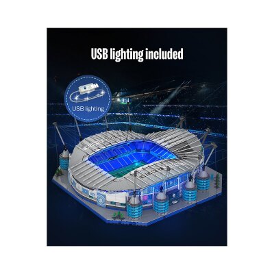 CaDA Etihad Stadion Manchester City FC 1:400 Bricks