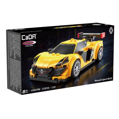 CaDA Renault Sport RS.01 1:24 gelb Bricks