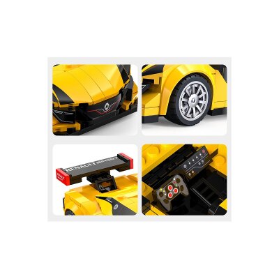 CaDA Renault Sport RS.01 1:24 gelb Bricks