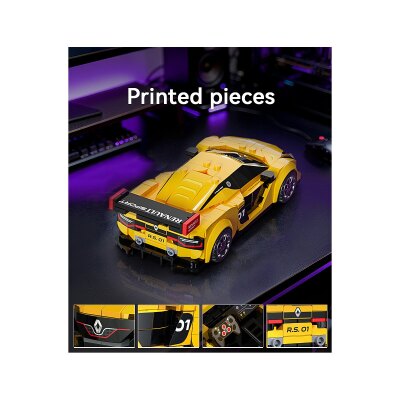 CaDA Renault Sport RS.01 1:24 gelb Bricks