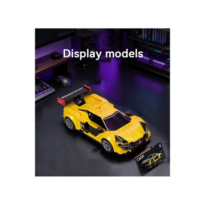 CaDA Renault Sport RS.01 1:24 gelb Bricks