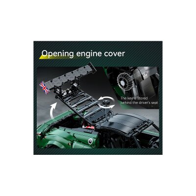 CaDA Lotus Exige Cup 430 1:8 grün Bricks