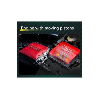 CaDA Lotus Exige Cup 430 1:8 grün Bricks