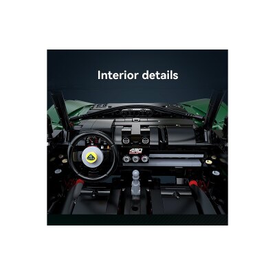 CaDA Lotus Exige Cup 430 1:8 grün Bricks