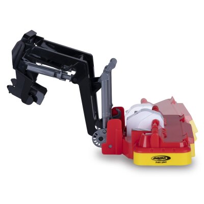 Mähwerke rot mit Frontlader Pöttinger für RC-Traktor Fendt Vario 1:24S