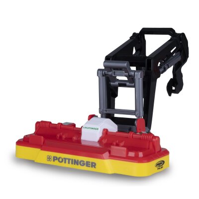 Mähwerke rot mit Frontlader Pöttinger für RC-Traktor Fendt Vario 1:24S