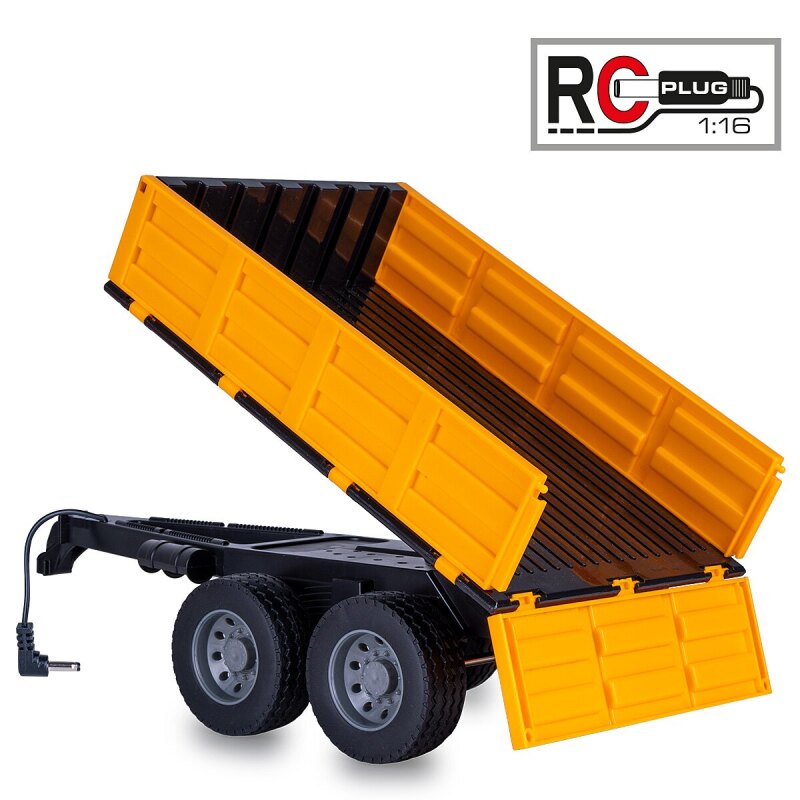 Kipper gelb für RC-Traktor 1:16