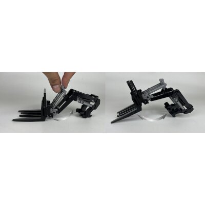 Frontlader mit Gabel inkl. 4 Heuballen für RC-Traktor 1:24S