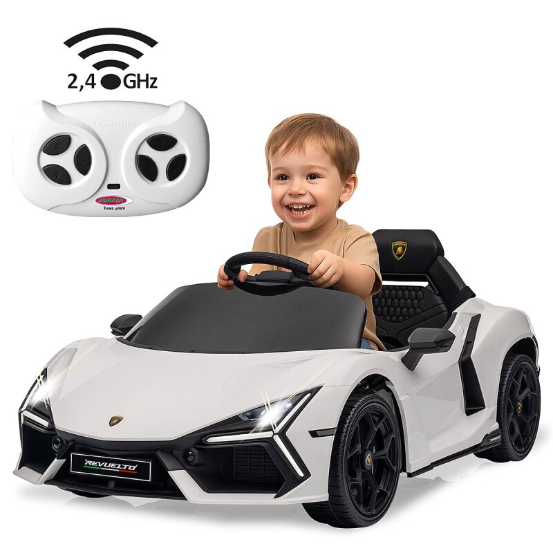 Ride-on Lamborghini Revuelto weiß 2,4GHz Li-Power 12.6