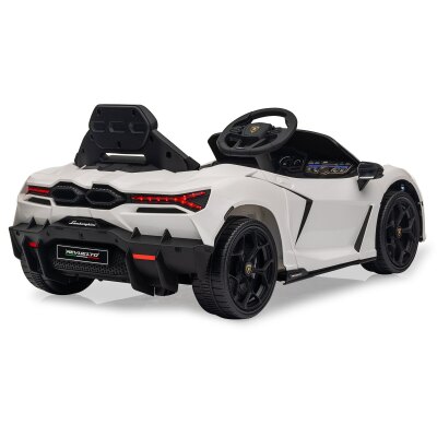 Ride-on Lamborghini Revuelto weiß 2,4GHz Li-Power 12.6