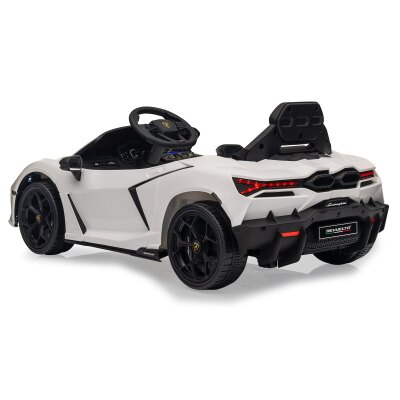 Ride-on Lamborghini Revuelto weiß 2,4GHz Li-Power 12.6
