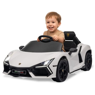 Ride-on Lamborghini Revuelto weiß 2,4GHz Li-Power 12.6