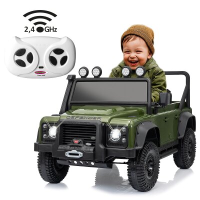 Ride-on Land Rover Defender 110 SVX grün 2,4GHz...