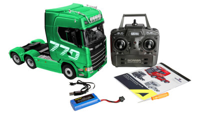 Scania 770 S Zugmaschine 6x4 1:18 RTR grün
