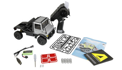 Mercedes-Benz Unimog U4000 Scale Crawler 4WD 1:18 RTR grau