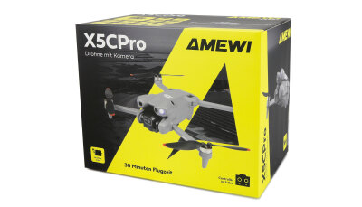AMXFlight X5CPro Brushless-Drohne mit Kamera & LCD-Fernsteuerung