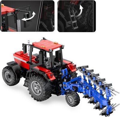 CaDA Traktor mit Pflug 1:17 2,4GHz Bricks
