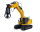 Bagger JCB 1:26 2,4 GHz Demolition-Set