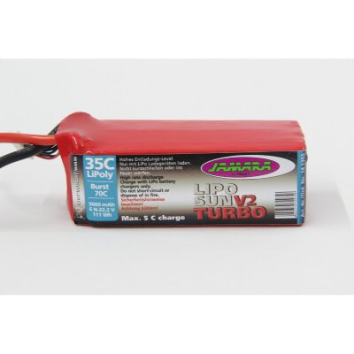 Akkupack LipoSun V2 Turbo 22,2V 5000mAh