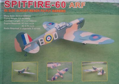Spitfire 60 ARF - 1600mm